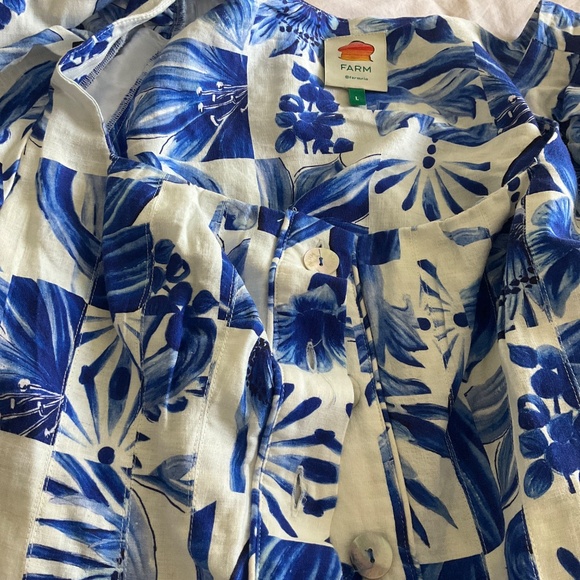 Garden Tiles Mini Dress FARM Rio - Picture 4 of 5